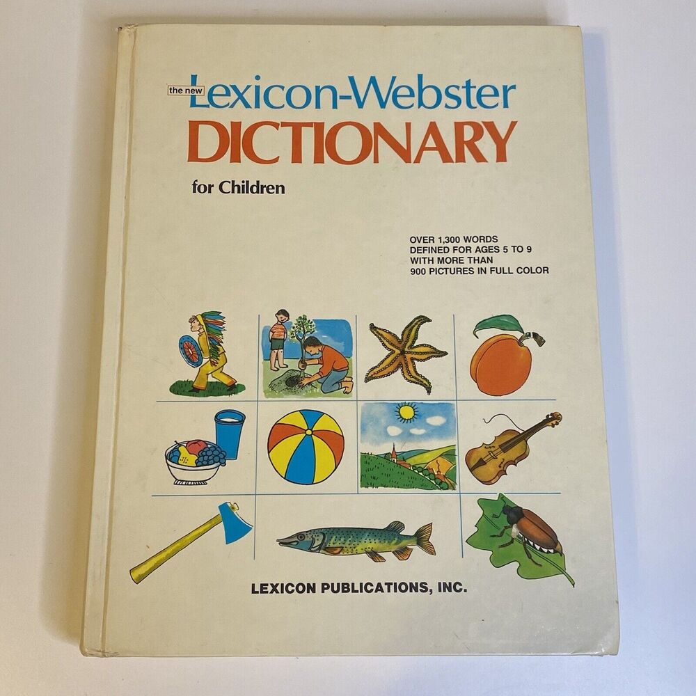 The New Lexicon Webster Dictionary for Children Vintage Rare